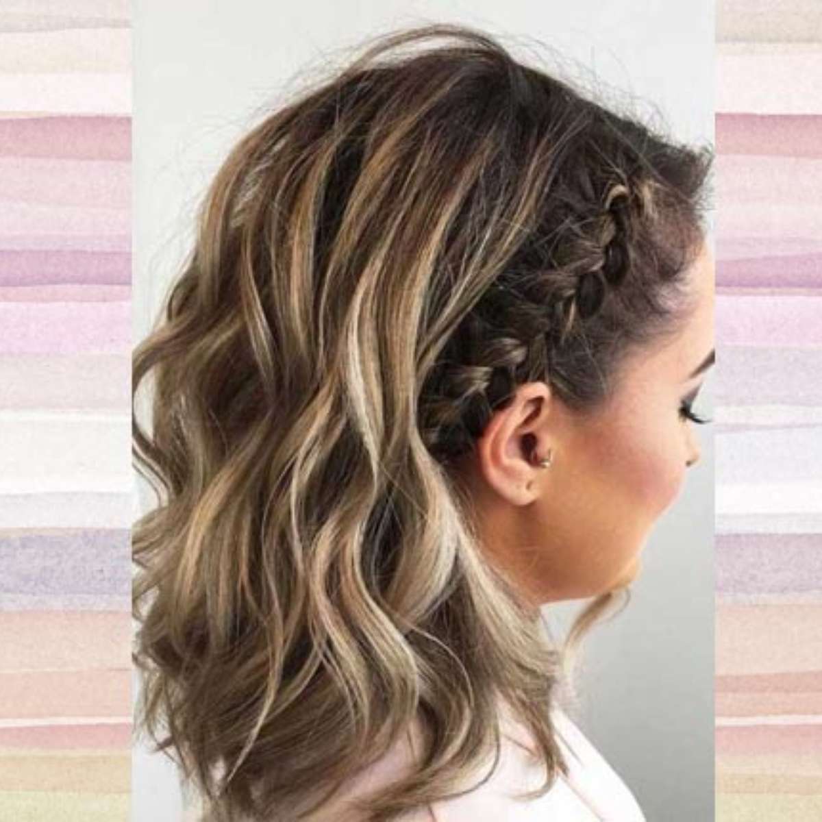 penteados cabelo solto curto