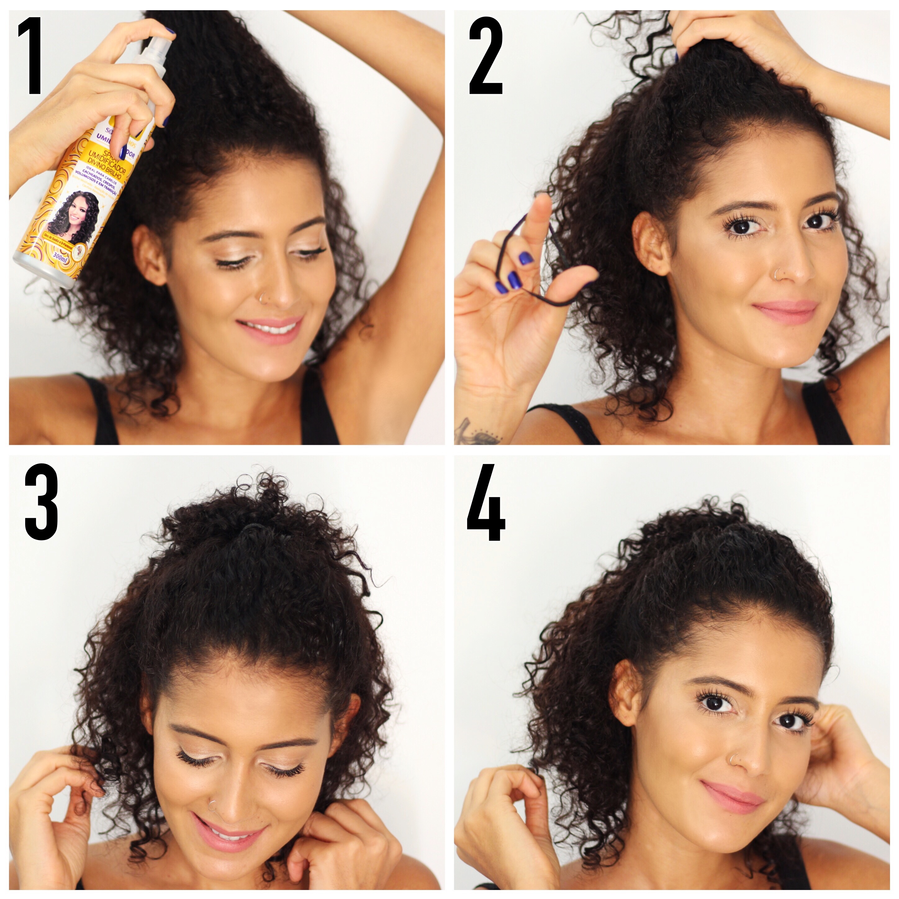 penteados em cabelo médio