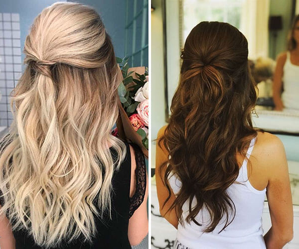 penteados faceis para festa cabelo solto