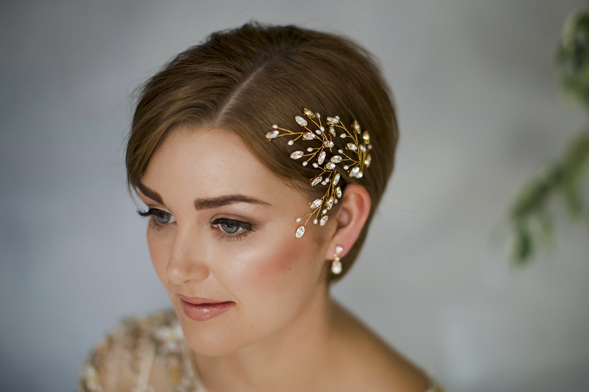 penteados para cabelo curto liso para festa