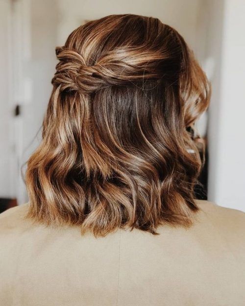 penteados com trança cabelo curto liso