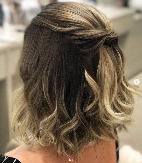 penteados fáceis cabelo curto liso