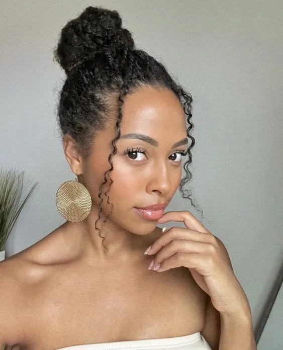 penteados para cabelos em transição