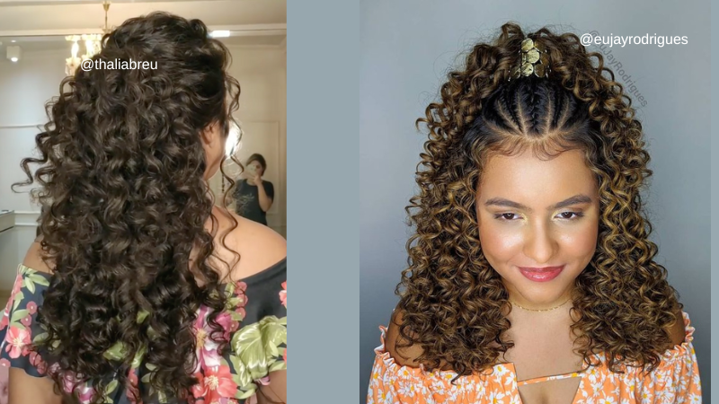 penteados para transição capilar vs texturização