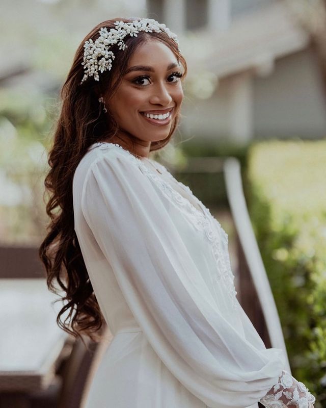 Como Escolher o Penteado Solto Perfeito para o Seu Tipo de Rosto e Vestido de Noiva