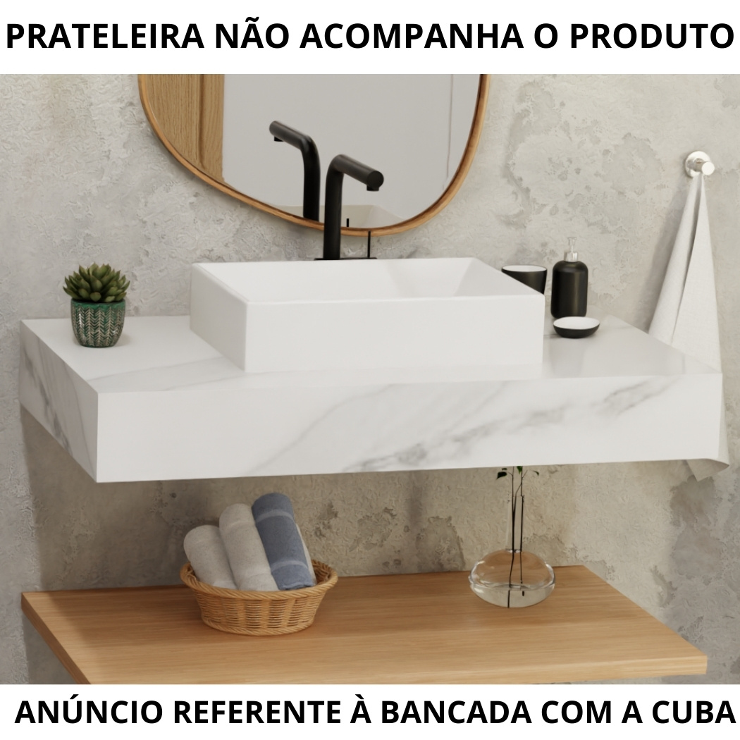 Cuba esculpida em porcelanato