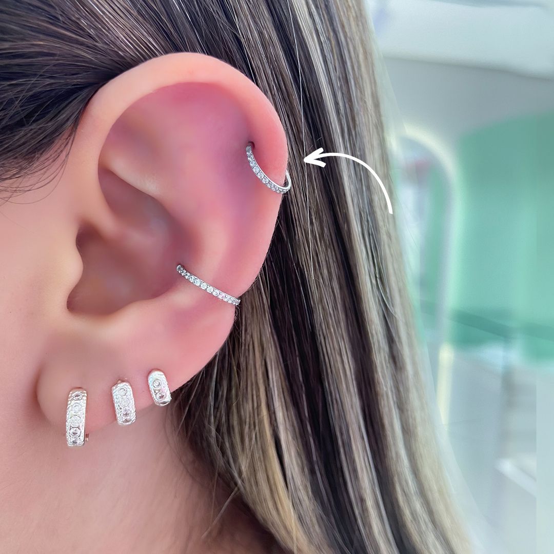 piercing helix feminino