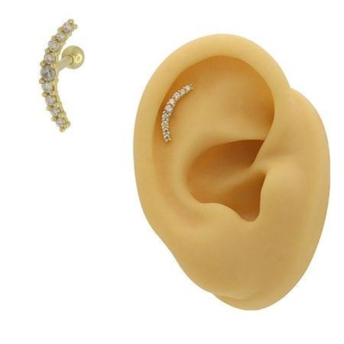 piercing helix com argola