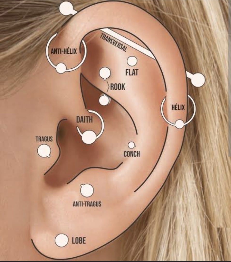piercing helix aço cirúrgico