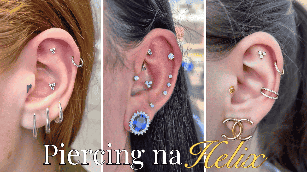 piercing helix inflamação