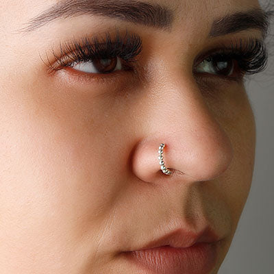piercing argola nariz minimalista