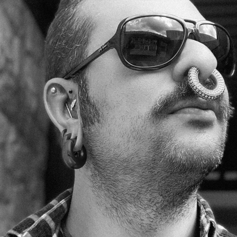 piercing argola nariz hipoalergênico