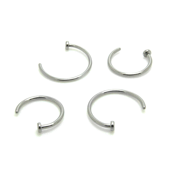 piercing argola nariz aço cirúrgico