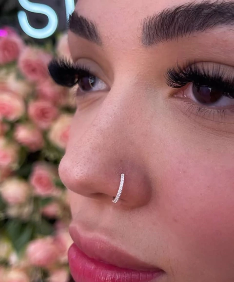 piercing argola nariz ouro 18k