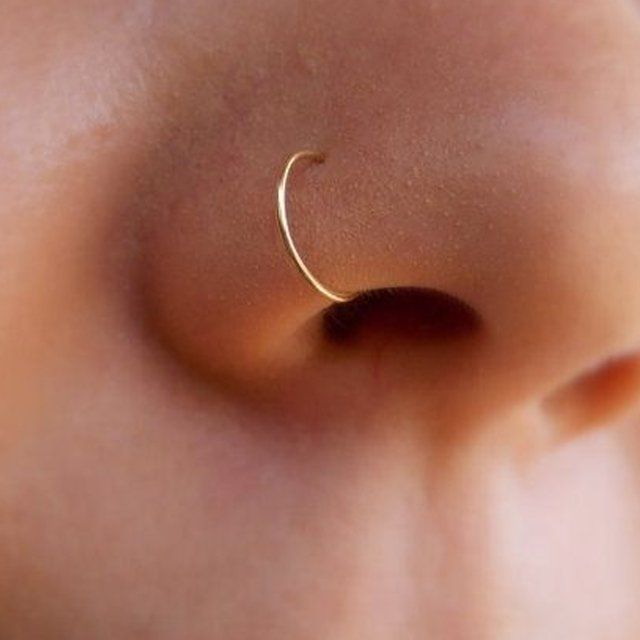 piercing argola nariz ouro 18k