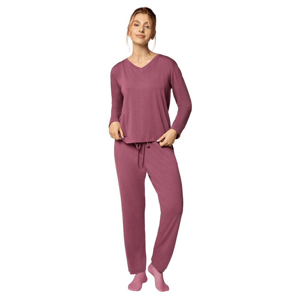 pijama feminino lupo algodão