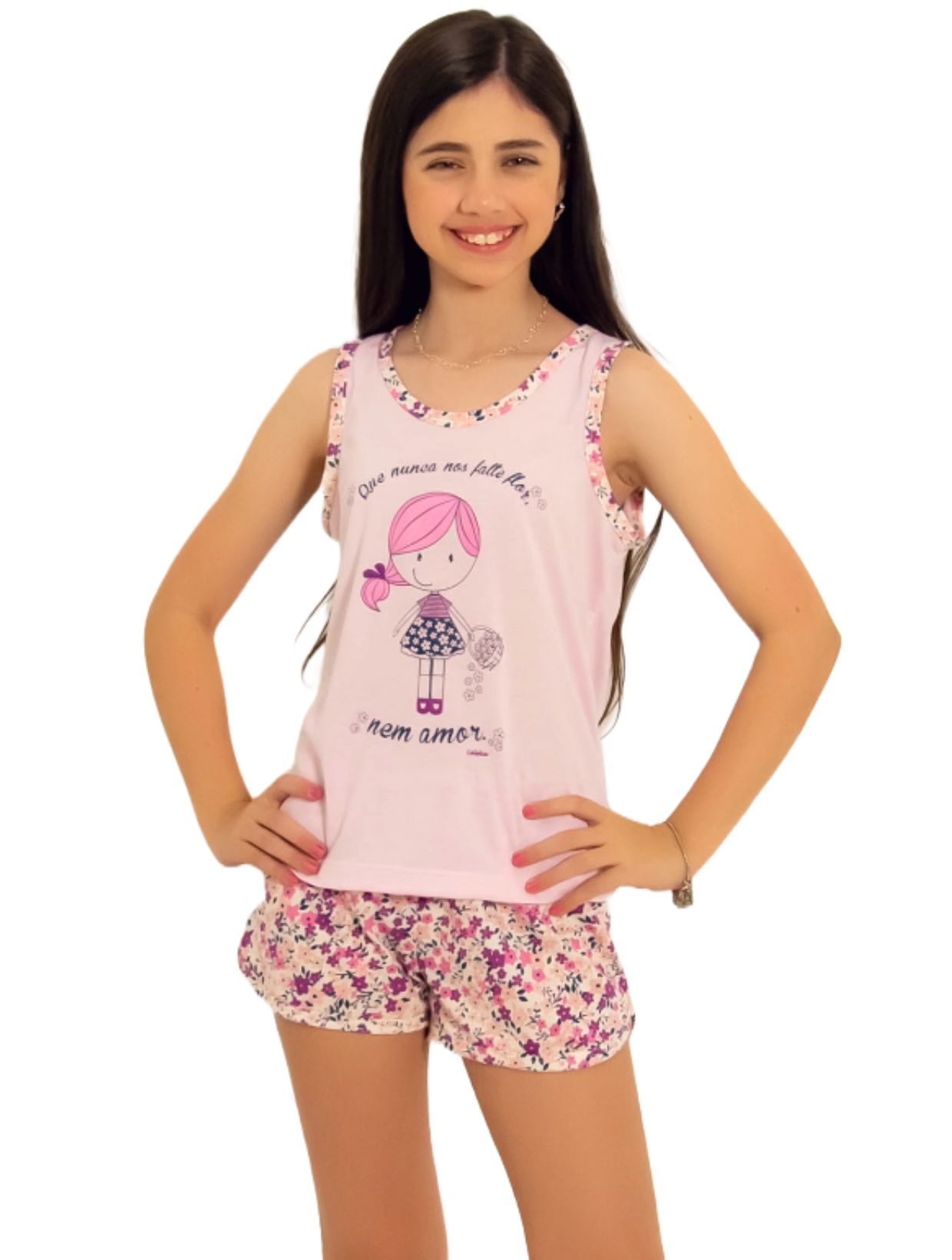 Pijama infantil feminino para bebê