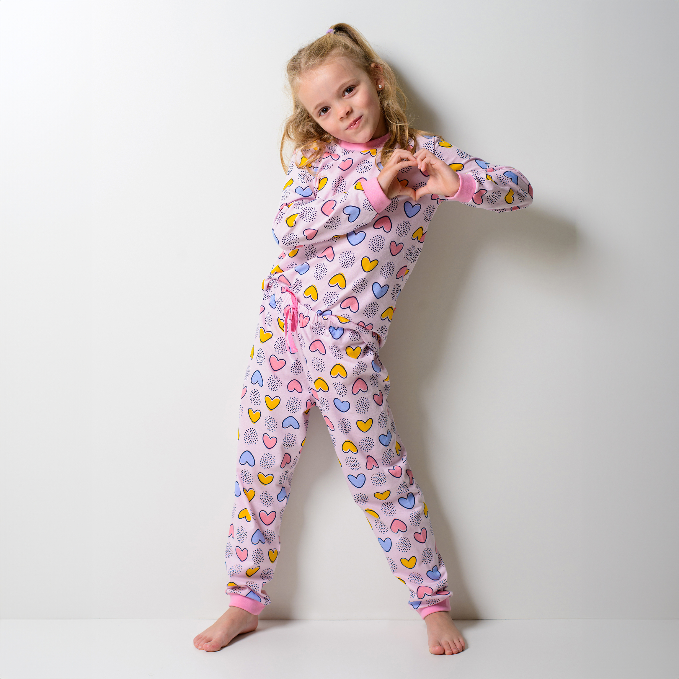 Pijama infantil feminino algodão