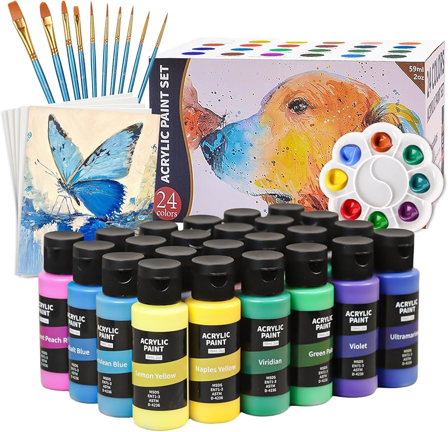 Tinta Acrílica Artística vs. Imobiliária: Entenda as Diferenças e Usos