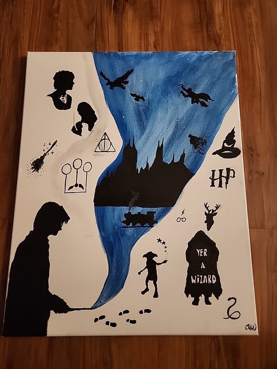 pintura harry potter