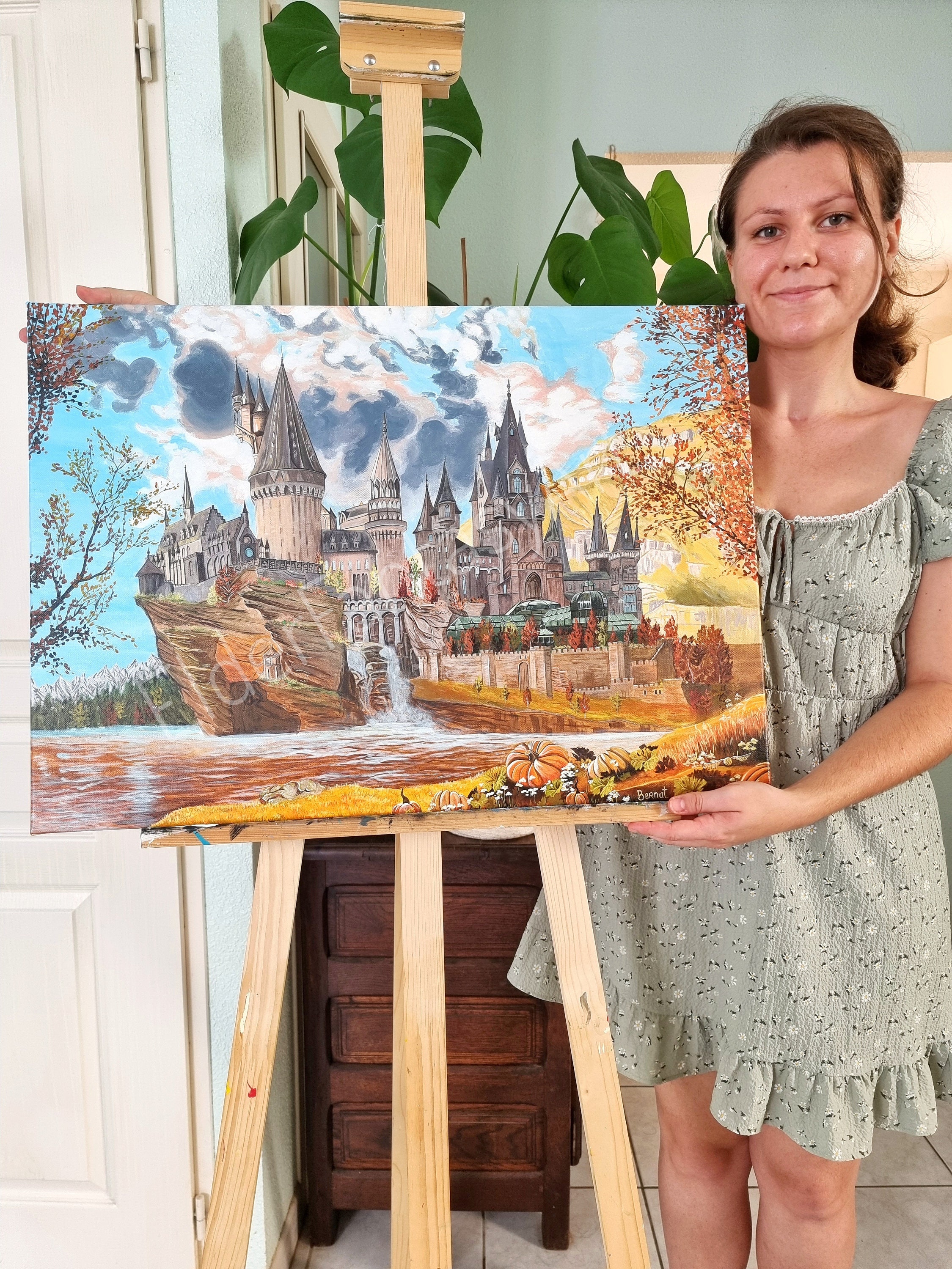 pintura harry potter