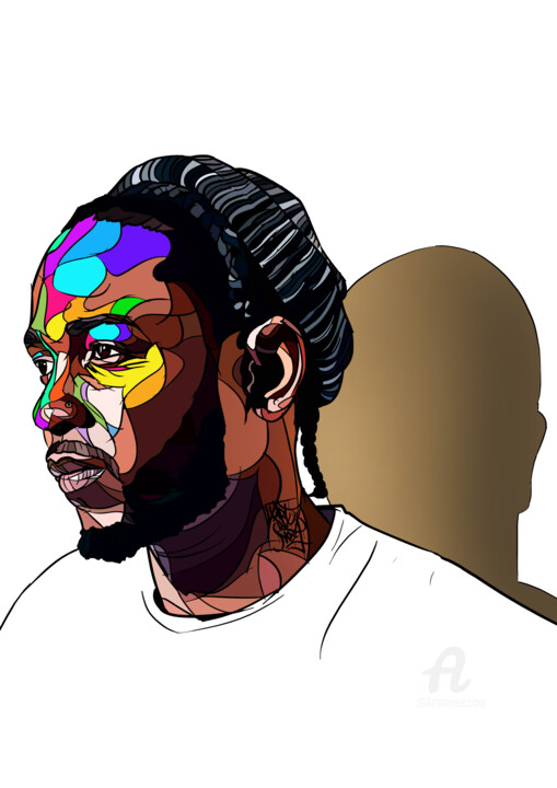 pintura kendrick lamar