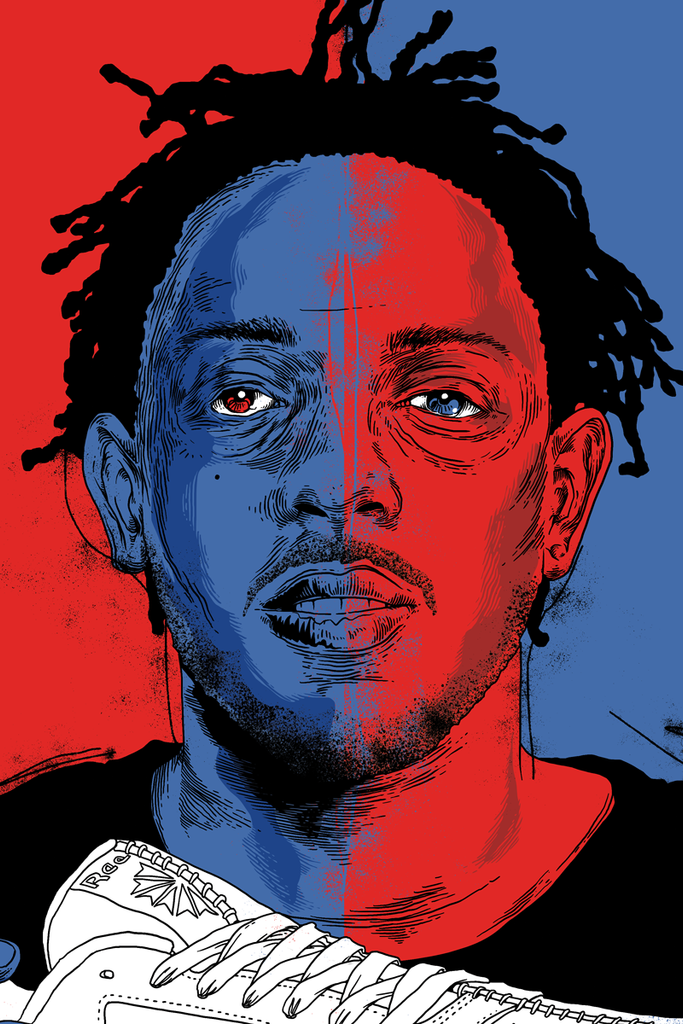 pintura kendrick lamar