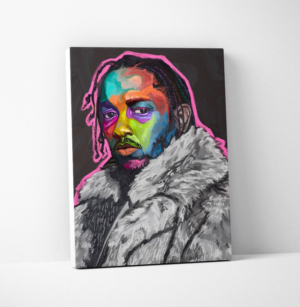 Pinturas de Kendrick Lamar: Do Realismo ao Abstrato