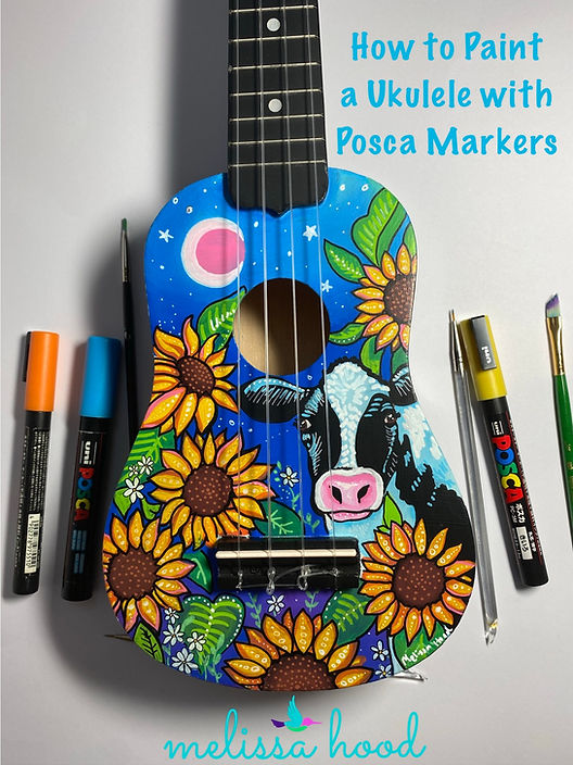 Técnicas de Pintura Criativas para Ukulele: Efeitos Galáxia e Mais