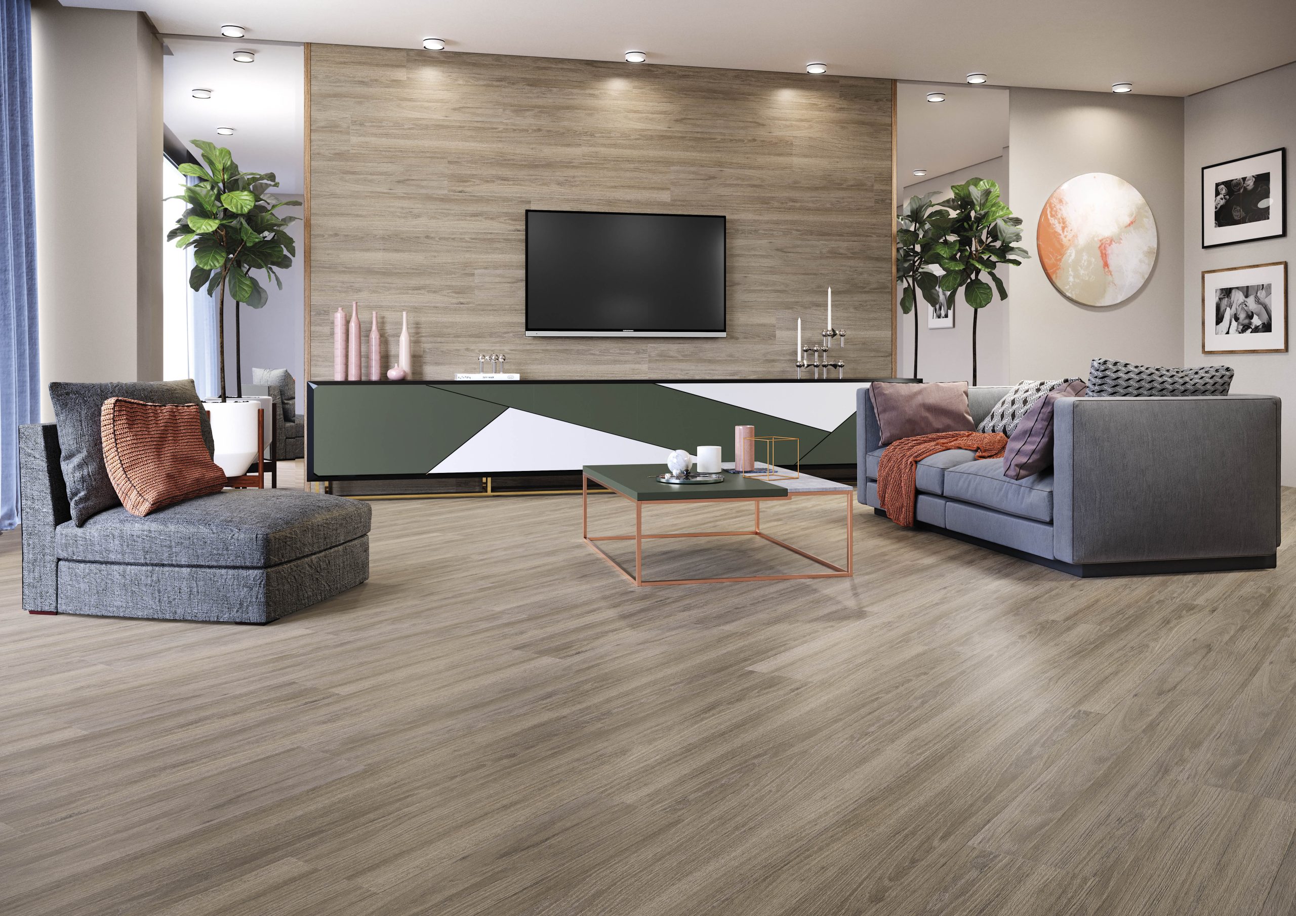 Piso laminado ou piso vinílico