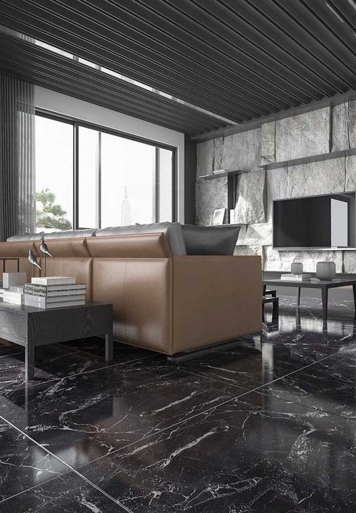 Piso preto 80x80