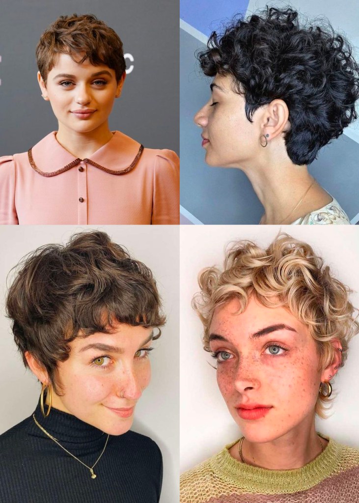 Pixie Cut Desfiado ou em Camadas