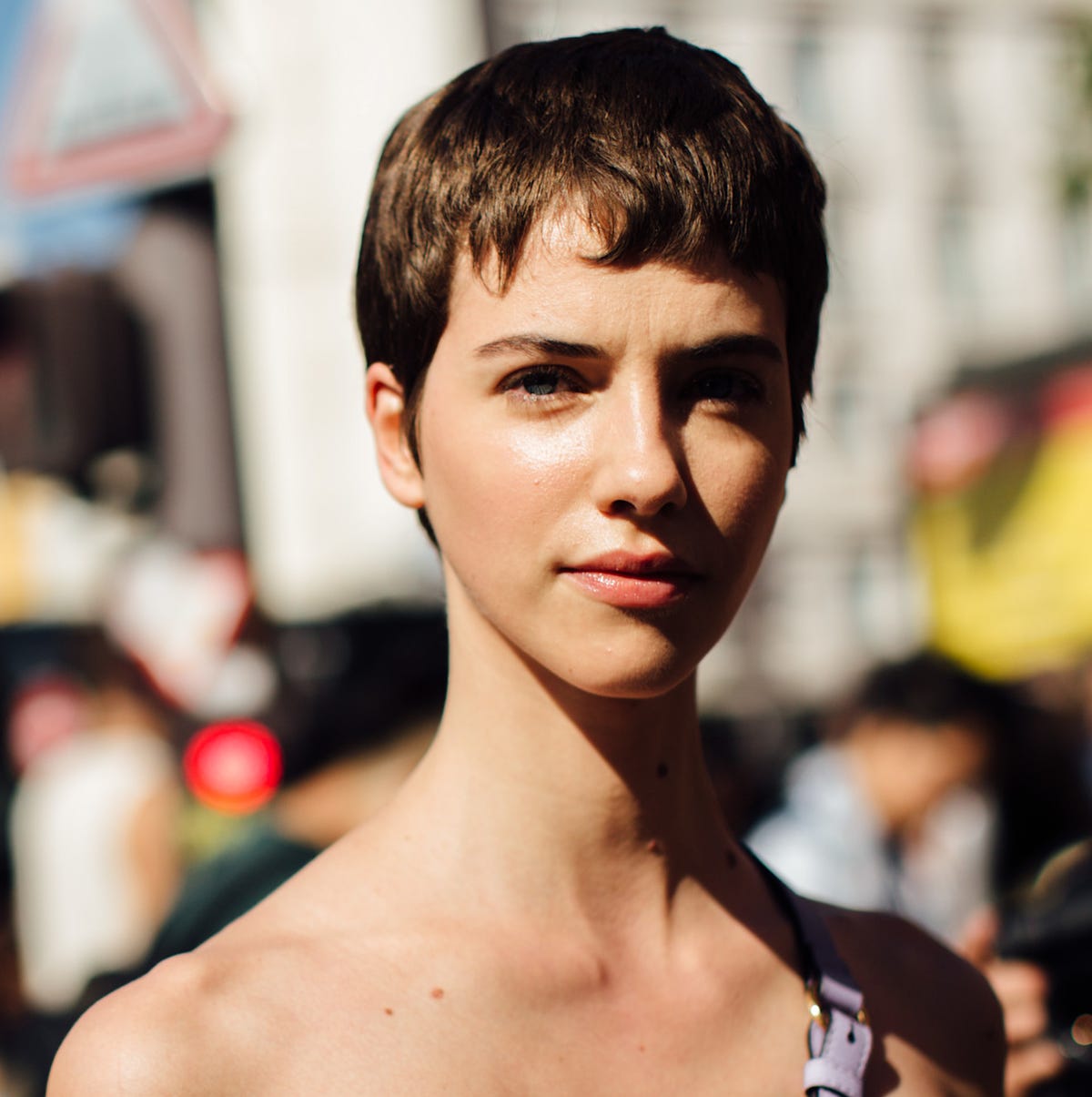 Pixie Cut com Franja