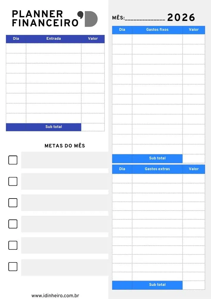 Guia Completo: O Que Sua Planilha de Gastos Deve Conter