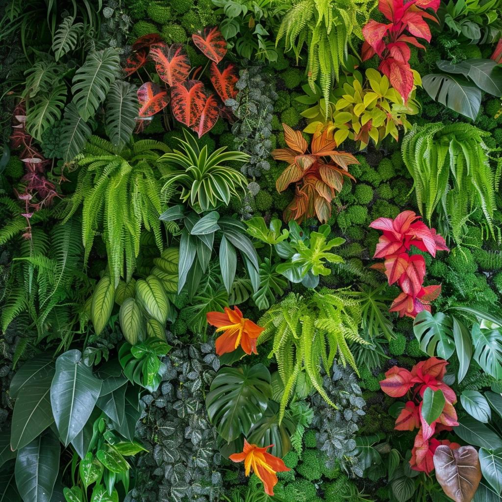 parede verde