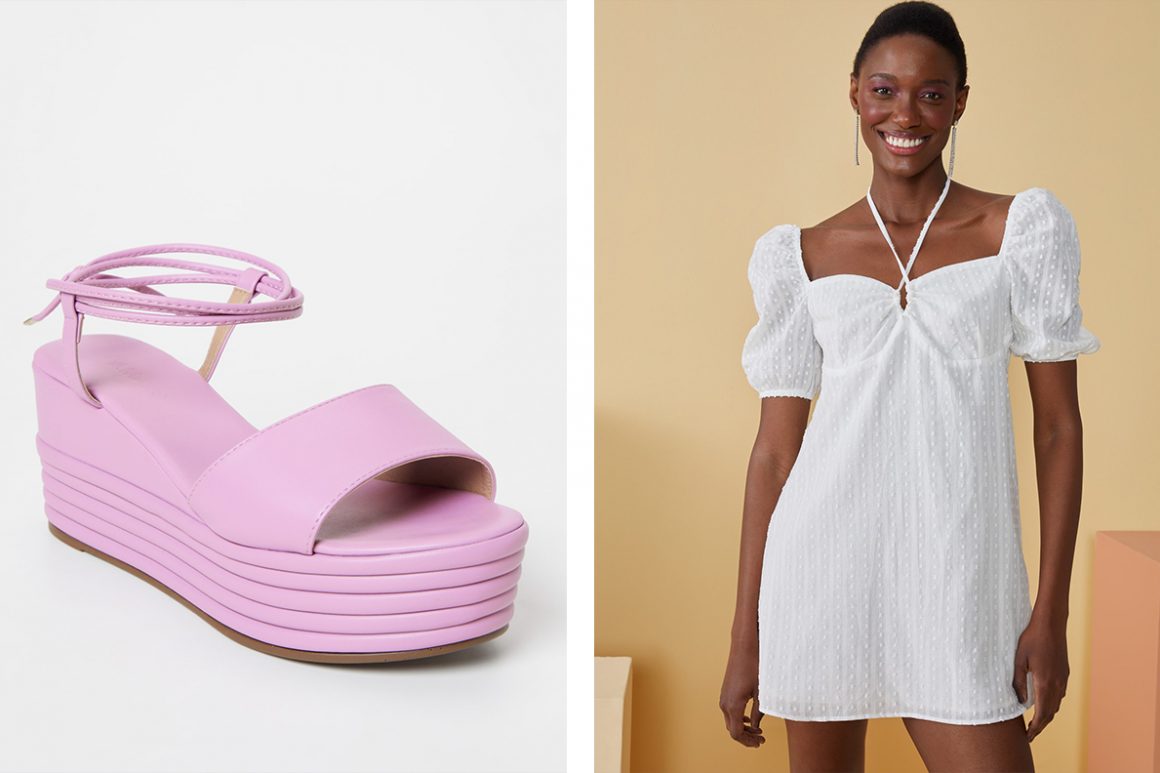 plataforma sandália looks