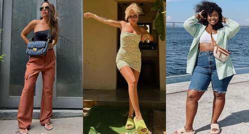 plataforma sandália looks