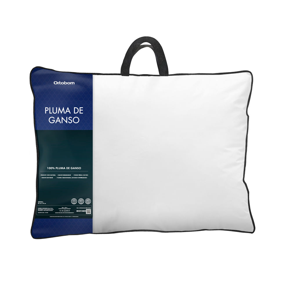 pluma de ganso hipoalergênica
