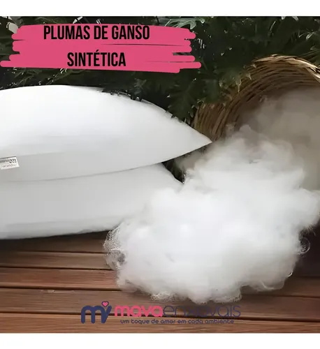 pluma de ganso sustentável