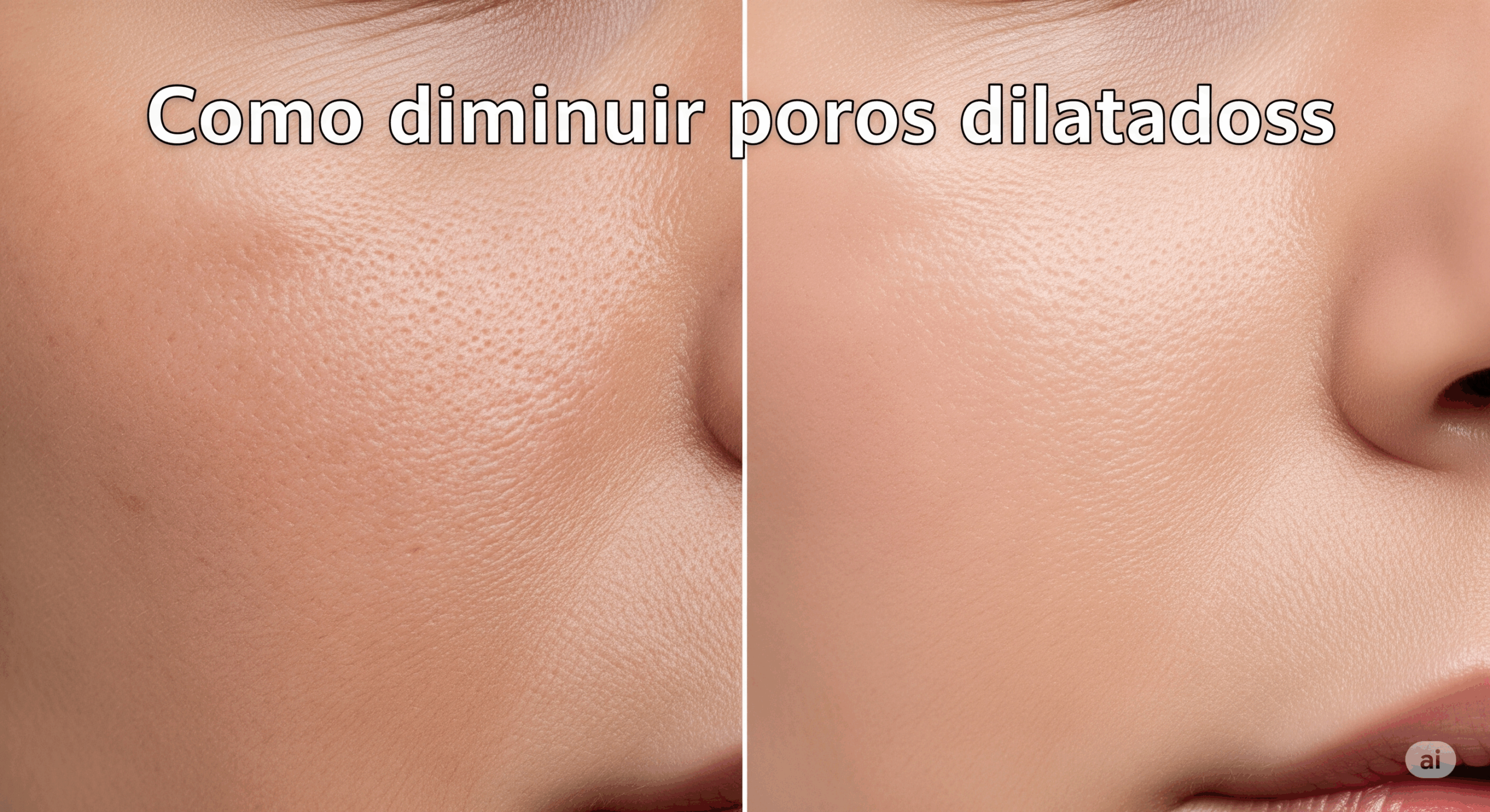 como ter pele lisinha sem poros visíveis