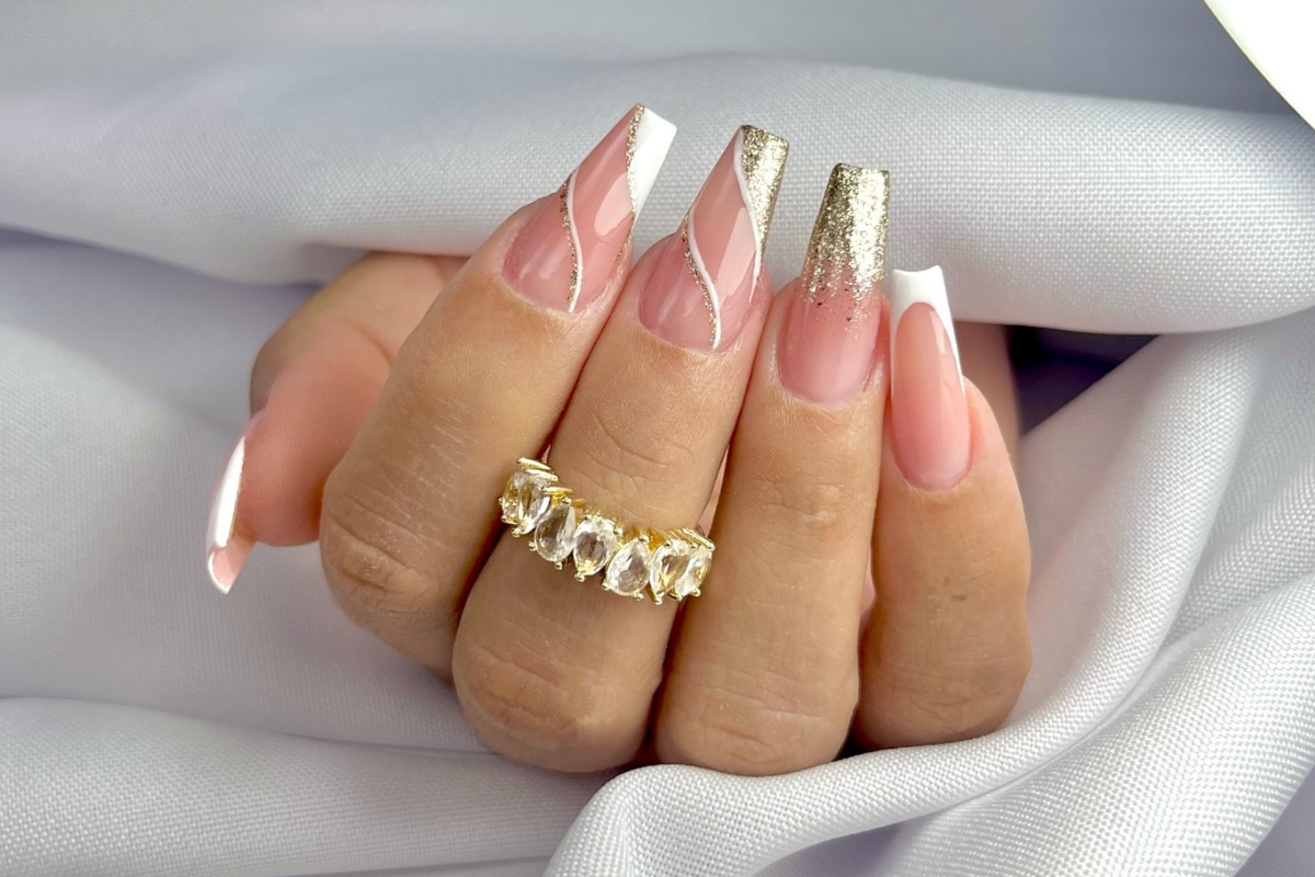 ideias de unhas bailarina decoradas para festas
