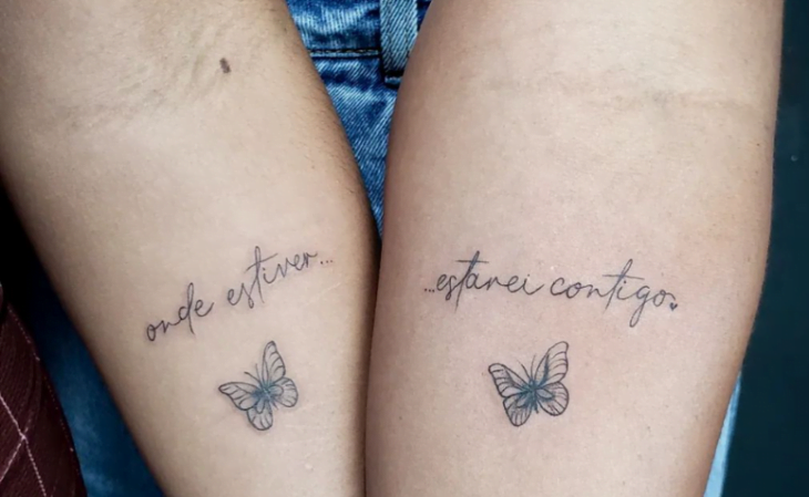 cuidados pós tatuagem borboleta traço fino