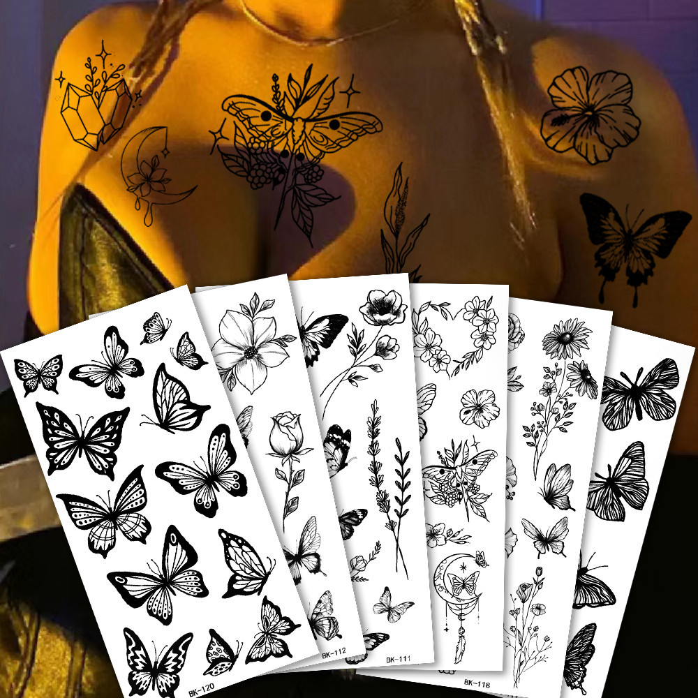 preço tatuagem borboleta pequena traço fino