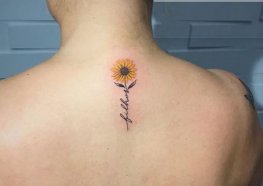 preço tatuagem girassol pequena