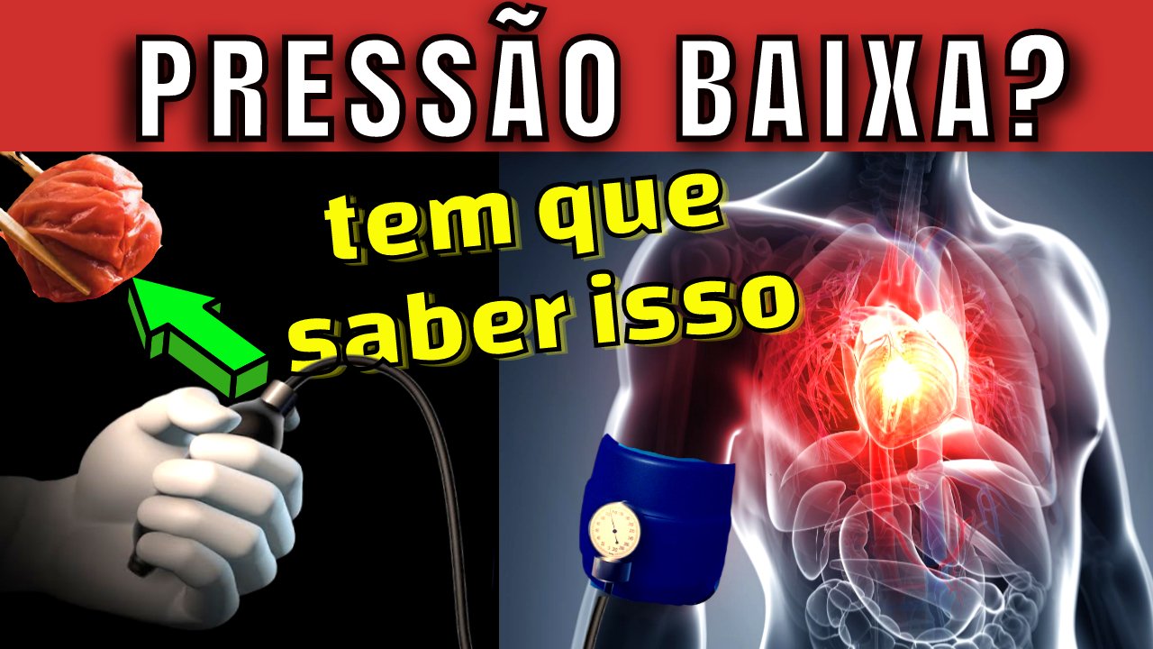 pressão baixa o que fazer