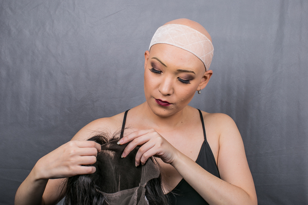 Prótese capilar feminina fios naturais SP