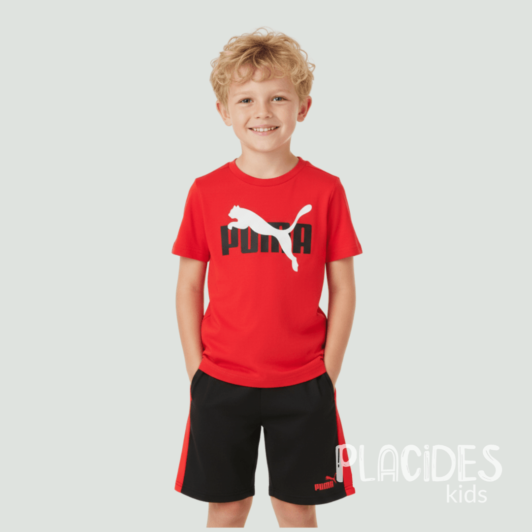 puma infantil look completo