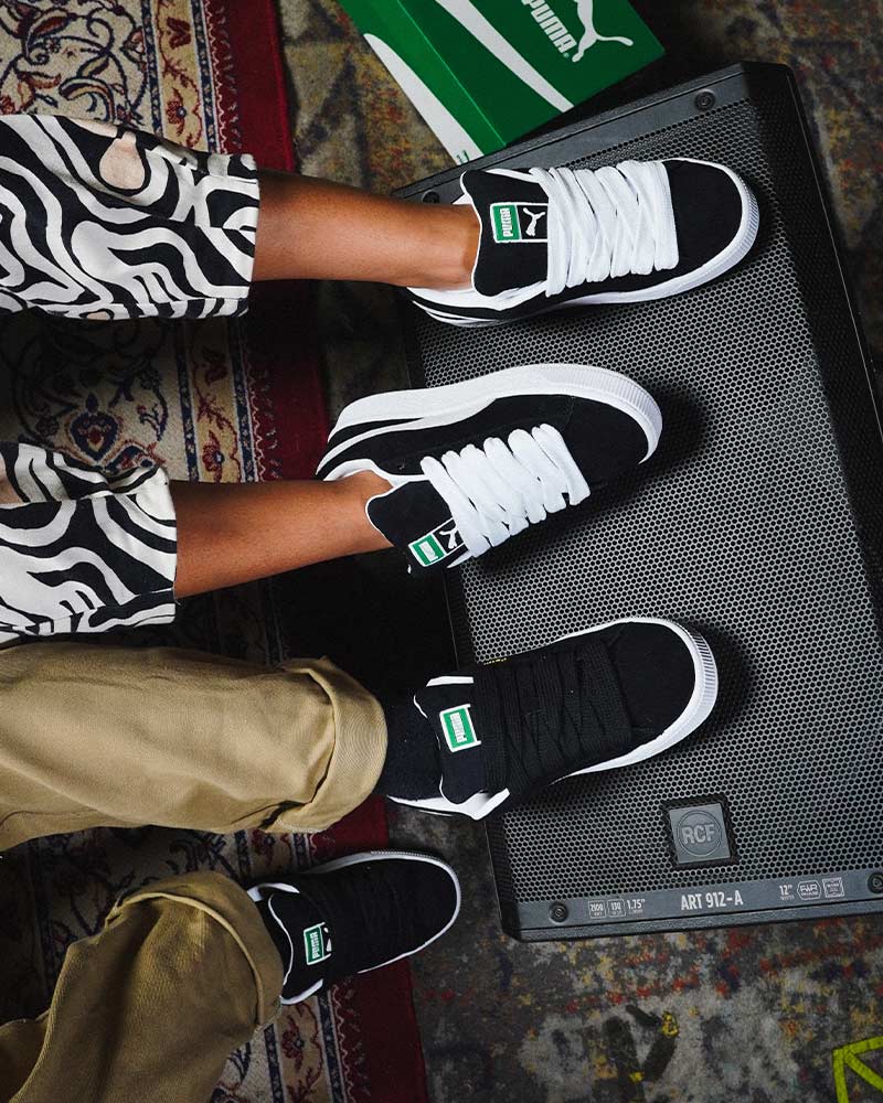Puma Suede XL preto e branco