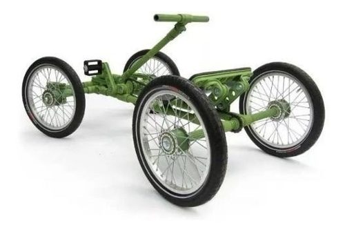Quadriciclo de pedal para família (2+ pessoas)
