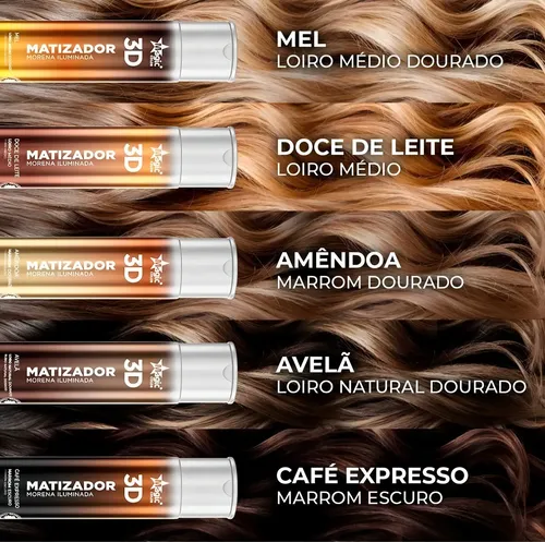 Magic Color 3D Matizador Morena Iluminada Doce de Leite